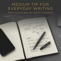 Parker vulling voor roller medium, zwart, op blister - thumbnail