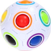 Toys Amsterdam behendigheidsspel Magic Ball junior 6,5 cm wit - thumbnail