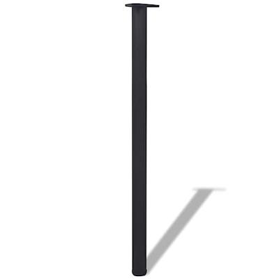 VidaXL Tafelpoten in hoogte verstelbaar zwart 1100 mm 4 st