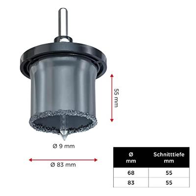 kwb 83 T55SB 499483 Gatenzaagset 83 mm 1 stuk(s)