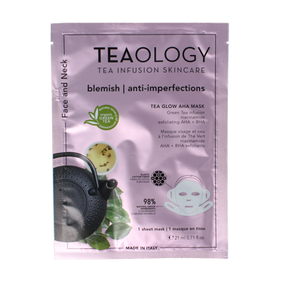 Tea glow aha mask purifying 1 Stuks Tea glow aha mask purifying 1 Stuks