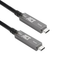 ACT AK4330 USB-C 3.2 Gen2 Active Optical Cable (AOC) | Touchpanels | Video/Data/Power | 4K @ 60Hz | PD 60Watt | 10 meter - thumbnail