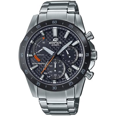 Casio Edifice EFS-S580DB-1AVUEF horloge Carbon Solar saffierglas 45 mm
