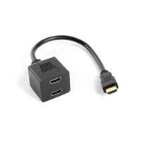 Lanberg AD-0019-BK video splitter HDMI 2x HDMI - thumbnail