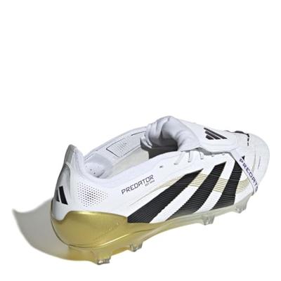 adidas Predator Elite FT Gras Voetbalschoenen (FG) Wit Zwart Goud adidas Predator Elite FT Gras Voetbalschoenen (FG) Wit Zwart Goud