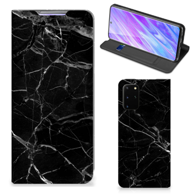 Samsung Galaxy S20 Plus | Standcase | Marmer Zwart - Origineel Cadeau Vader Samsung Galaxy S20 Plus | Standcase | Marmer Zwart - Origineel Cadeau Vader