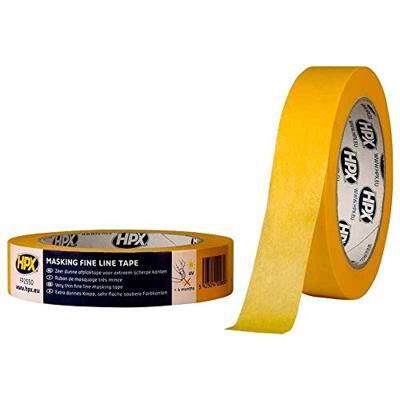 HPX maskingtape - 4400 - 19 mm x 50 m - oranje