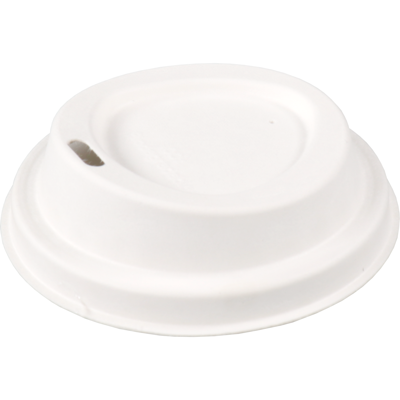 Depa Deksel | Bagasse (suikerrietpulp) | Ø80mm | wit | 500 stuks Depa Deksel | Bagasse (suikerrietpulp) | Ø80mm | wit | 500 stuks