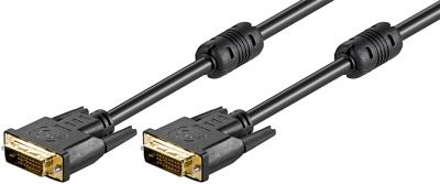 Wentronic DVI-D kabel Dual Link (DVI-D (24+1) mannelijke naar DVI-D (24+1) stekker) 3 m
