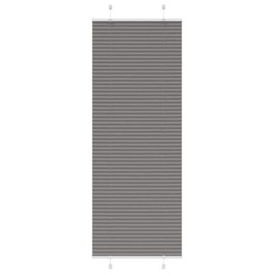 Pliss rolgordijn 70x200 cm stofbreedte 69,4 cm antraciet