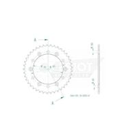 ESJOT Chain wheel 520 51z steel black - thumbnail