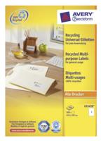 Etiket avery lr3478 210x297mm a4 wit 100stuks - thumbnail