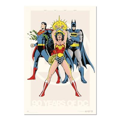 Poster DC Comics - 90th Anniversary 61x91,5cm Poster DC Comics - 90th Anniversary 61x91,5cm