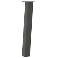 Console tafelpoten 4 st 72 cm staal antraciet - thumbnail