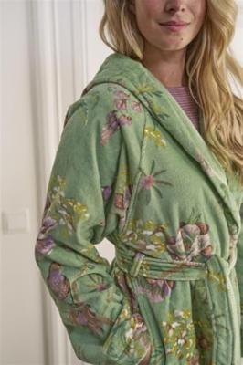 Pip Studio Pip Studio Secret Garden Bathrobe Green XXL