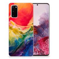 Smartphone hoesje Samsung Galaxy S20 Watercolor Dark - thumbnail