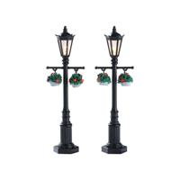 Kerstfiguur Old english lamp post set of 2 b/o 4.5v LEMAX - Lemax - thumbnail