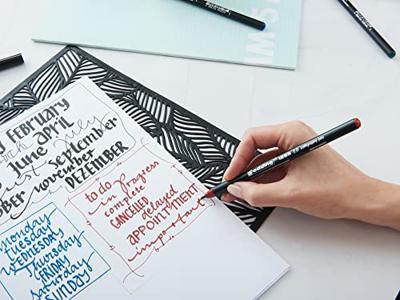 Kalligrafiepen edding 1255 5.0mm zwart