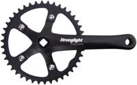STRONGLIGHT crankstel "impact" crankset strongl.impact matt black - thumbnail