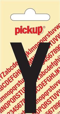 Plakletter Nobel Sticker zwarte letter y amsterdam Pickup - Pickup