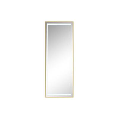 Lange spiegel Home ESPRIT Gouden Aluminium 50 x 0,5 x 150 cm