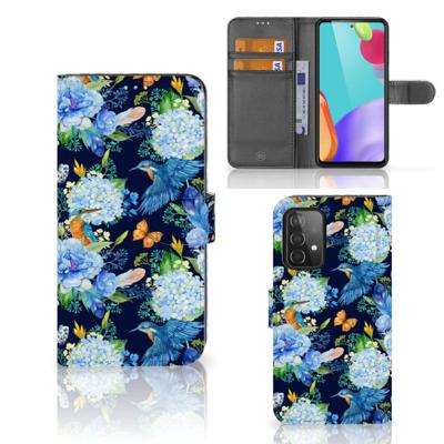 Telefoonhoesje | Met pasjeshouder | voor Samsung Galaxy A52 IJsvogel Telefoonhoesje | Met pasjeshouder | voor Samsung Galaxy A52 IJsvogel