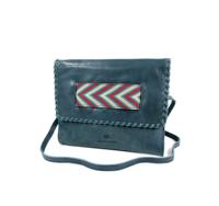 friendship damestas clutch avondtasje jeansblauw - thumbnail