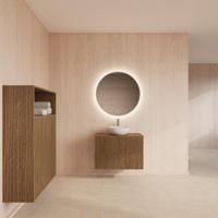 Badmeubelset Gliss Design Hybris Castle Brown 60 cm Met Waskom - thumbnail