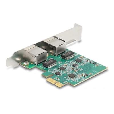 Delock 88101 PCI Express x1-kaart naar 2 x RJ45 2,5 Gigabit LAN RTL8125 Delock 88101 PCI Express x1-kaart naar 2 x RJ45 2,5 Gigabit LAN RTL8125