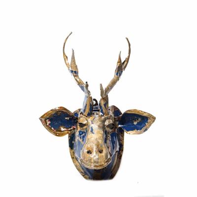 Metalen Muurdecoratie Edelhert Metalen Muurdecoratie Edelhert