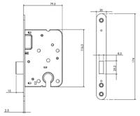 Kastslot pc551535/50 rvs - thumbnail