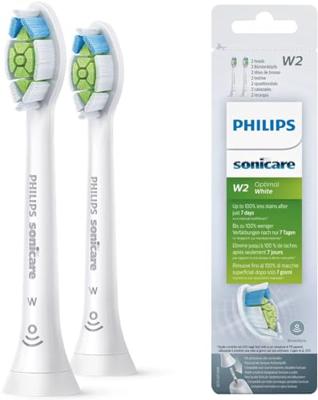 Philips Bodycare W Optimal White Standard Opzetborstel voor elektrische tandenborstel 2 stuk(s) Wit