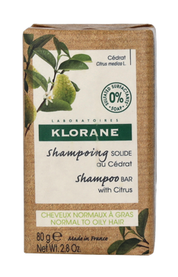 Klorane Shampoo Bar - Citrus 80 g