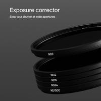 Urth 58mm ND2, ND4, ND8, ND64, ND1000 Lens Filter Kit (Plus+) - thumbnail