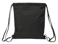 Rugtas met Koordjes Kappa Dark Zwart 35 x 40 x 1 cm - thumbnail