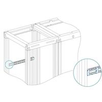 Schneider Electric PrismaSeT-P, kabelafvoerrail, breedte = 300 mm, (4 stuks) 1 stuk(s) - thumbnail