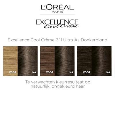 Excellence Cool creme 6.11 ultra as donkerblond 1 Stuks