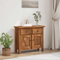 Dressoir 75x30x65 cm massief mahoniehout - thumbnail