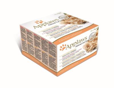 APPLAWS Chicken Selection in Broth - nat kattenvoer - 12x70g