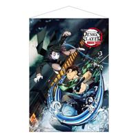 Demon Slayer: Kimetsu no Yaiba Wallscroll Mugen Train Tanjiro Vs Enmu 50 x 70 cm - thumbnail