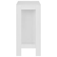 Bartafel met schap 110x50x103 cm wit - thumbnail