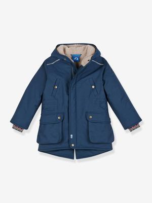 Winterparka voor kinderen TUULIKKI FINKID met teddy fleece voering jeansblauw Winterparka voor kinderen TUULIKKI FINKID met teddy fleece voering jeansblauw