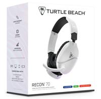 Turtle Beach ear force recon 70p white (2024) over-ear gaming headset (wit, ps4, ps5, xbox series x|s, xbox one, switch, pc, mobile) - thumbnail