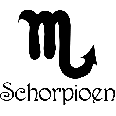 Schorpioen sterrenbeeld - Muursticker