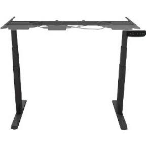 ICY BOX Zit-sta-bureauframe IB-EW206B-T 60867 (b x d) 1047 mm x 300 mm Zwart