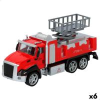 Brandweerwagen Speed & Go 21 x 9,5 x 5,5 cm (6 Stuks) - thumbnail