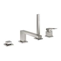 Badcombinatie GROHE Eurocube Viergats Supersteel - thumbnail