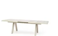 Trestino verstelbare dining tuintafel vesoul extension 265x103x76cm latte - thumbnail