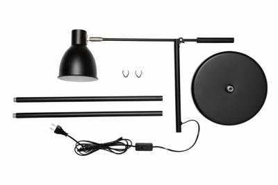 Vloerlamp maul finja hg 138cm arm 30cm zwart Vloerlamp maul finja hg 138cm arm 30cm zwart