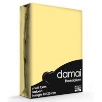 Damai hoeslaken katoen 80-90 x 220 lemon multiform - thumbnail